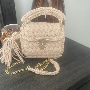 Small purse tan in color